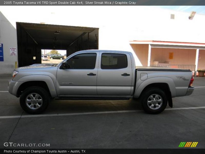 Silver Streak Mica / Graphite Gray 2005 Toyota Tacoma V6 TRD Sport Double Cab 4x4