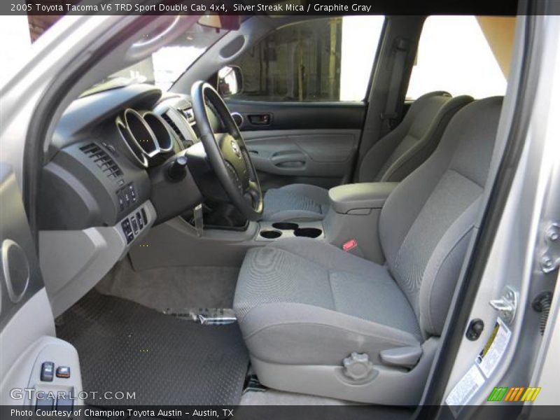 Silver Streak Mica / Graphite Gray 2005 Toyota Tacoma V6 TRD Sport Double Cab 4x4