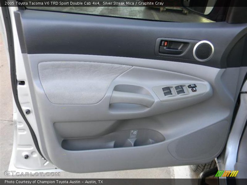 Silver Streak Mica / Graphite Gray 2005 Toyota Tacoma V6 TRD Sport Double Cab 4x4