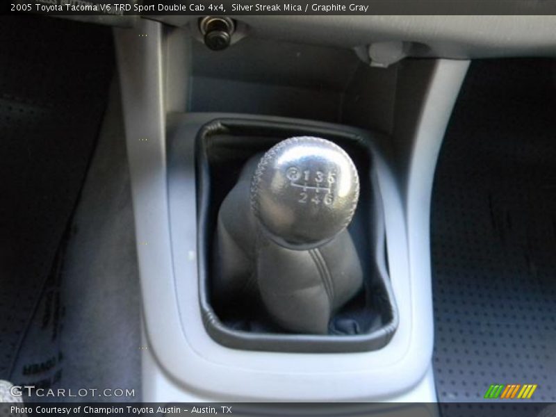 Silver Streak Mica / Graphite Gray 2005 Toyota Tacoma V6 TRD Sport Double Cab 4x4