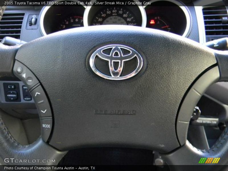 Silver Streak Mica / Graphite Gray 2005 Toyota Tacoma V6 TRD Sport Double Cab 4x4
