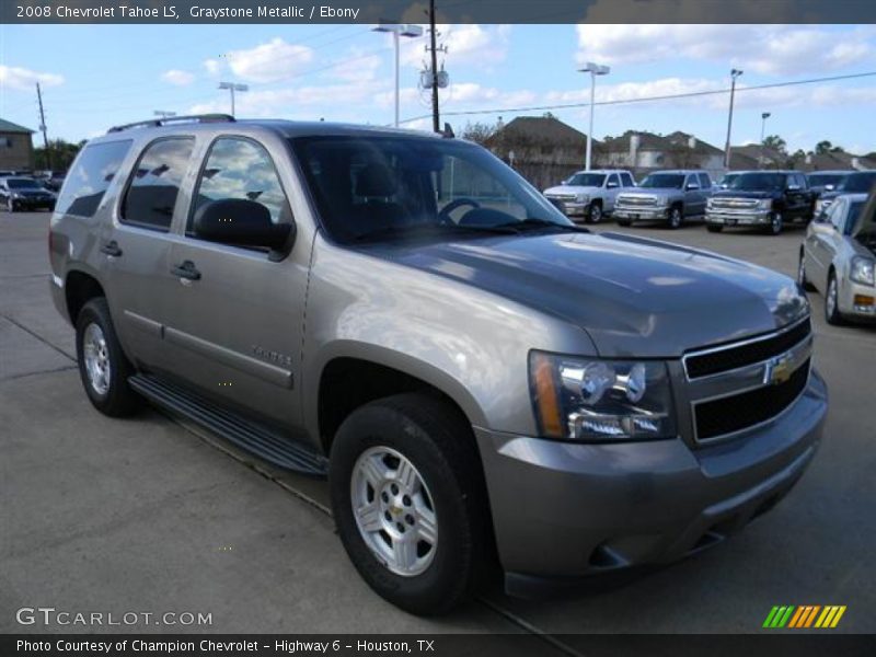 Graystone Metallic / Ebony 2008 Chevrolet Tahoe LS