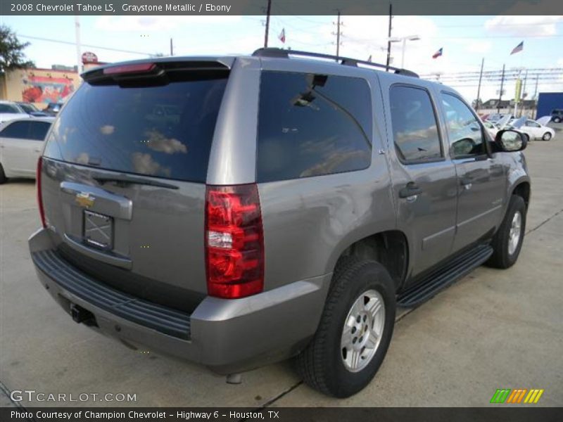 Graystone Metallic / Ebony 2008 Chevrolet Tahoe LS