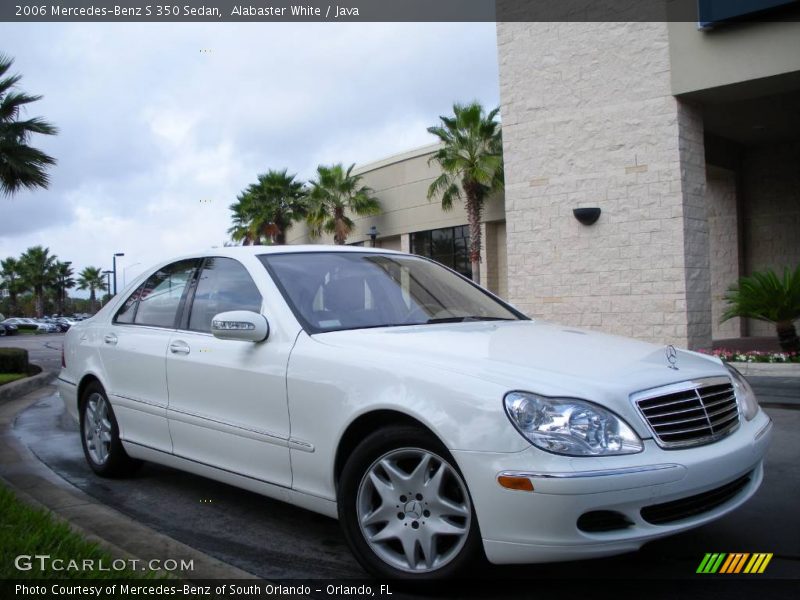 Alabaster White / Java 2006 Mercedes-Benz S 350 Sedan