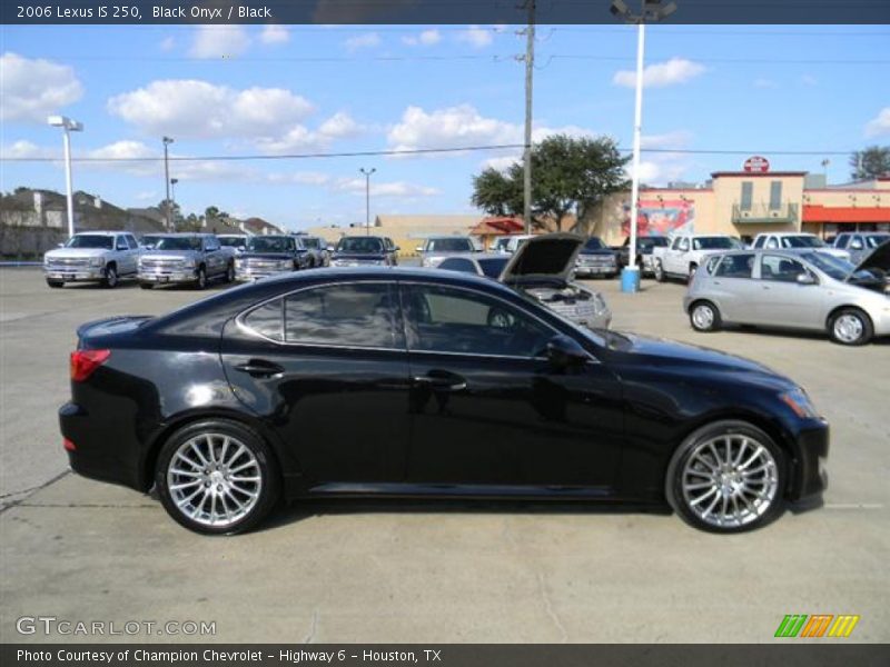 Black Onyx / Black 2006 Lexus IS 250