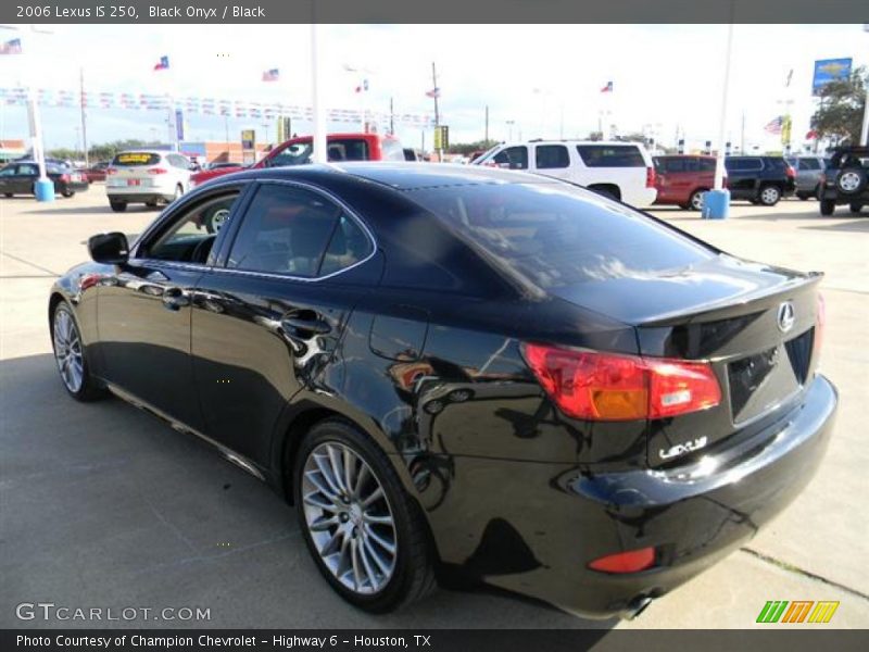 Black Onyx / Black 2006 Lexus IS 250