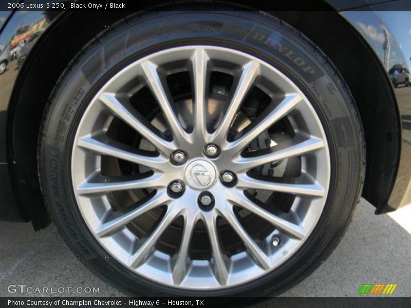 Black Onyx / Black 2006 Lexus IS 250