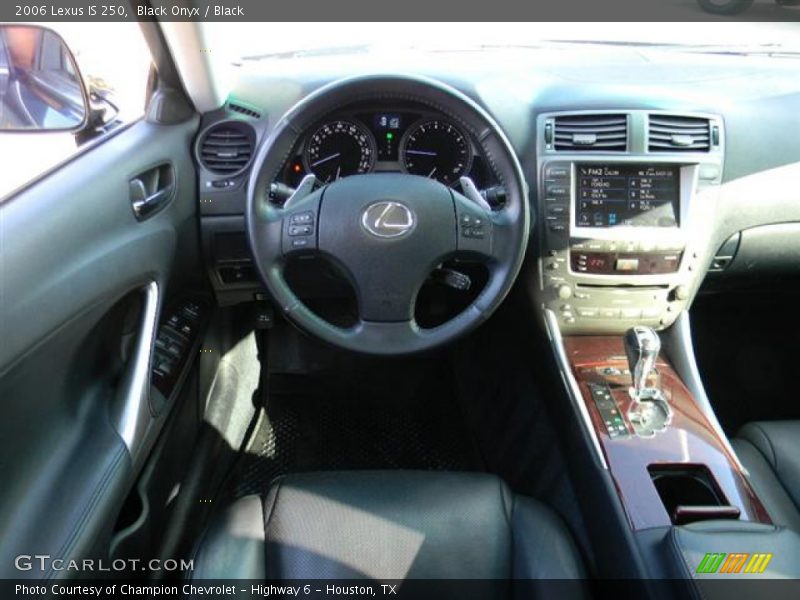 Black Onyx / Black 2006 Lexus IS 250