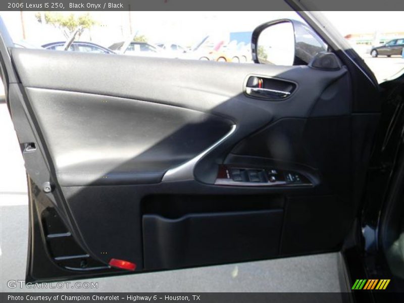 Black Onyx / Black 2006 Lexus IS 250