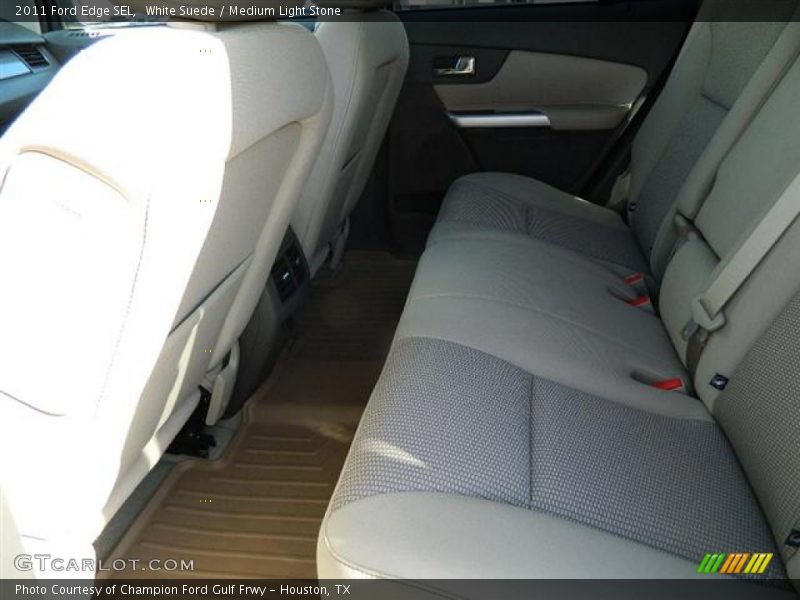 White Suede / Medium Light Stone 2011 Ford Edge SEL