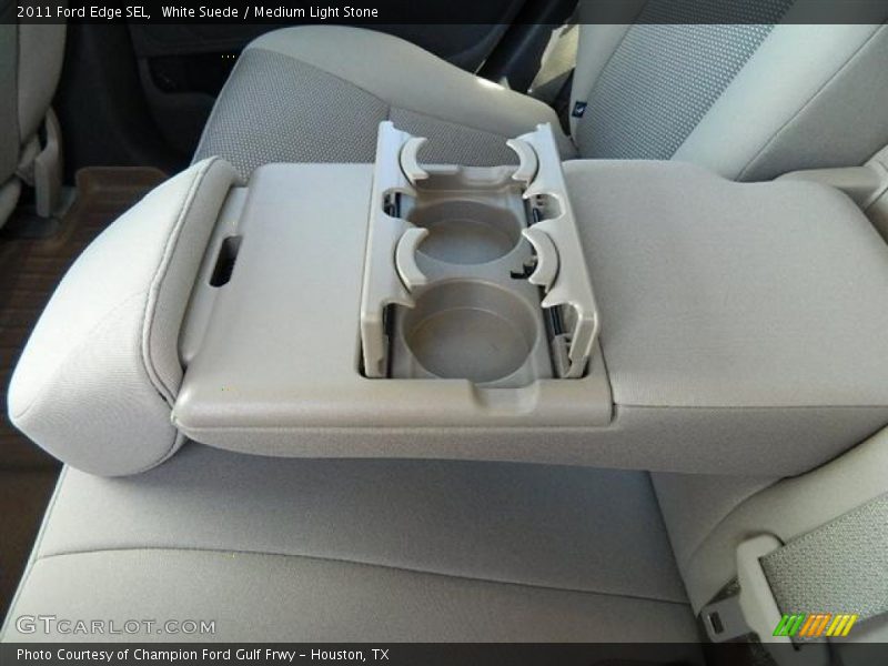 White Suede / Medium Light Stone 2011 Ford Edge SEL