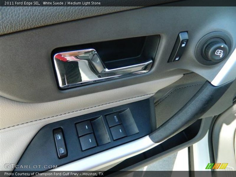 White Suede / Medium Light Stone 2011 Ford Edge SEL