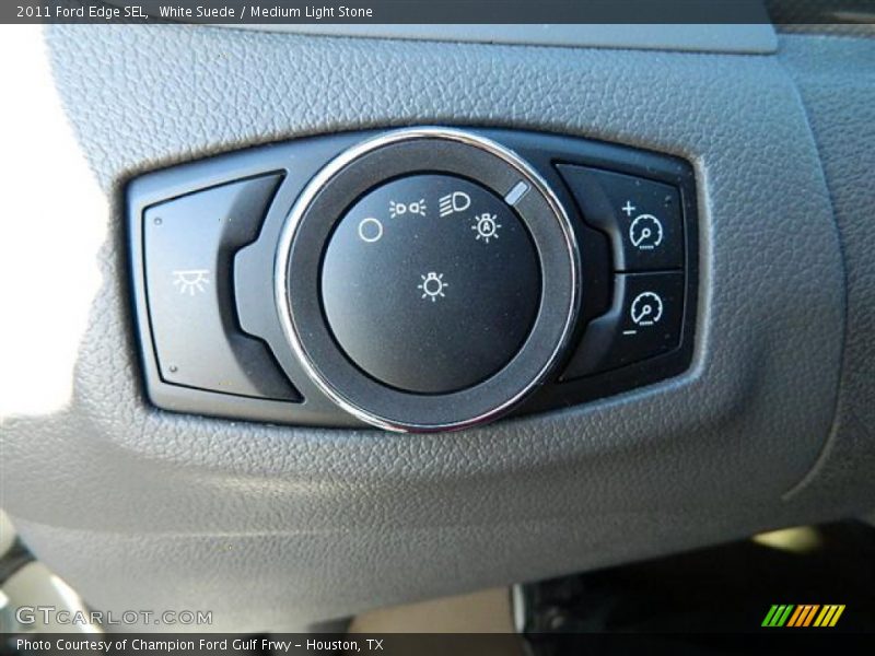 White Suede / Medium Light Stone 2011 Ford Edge SEL