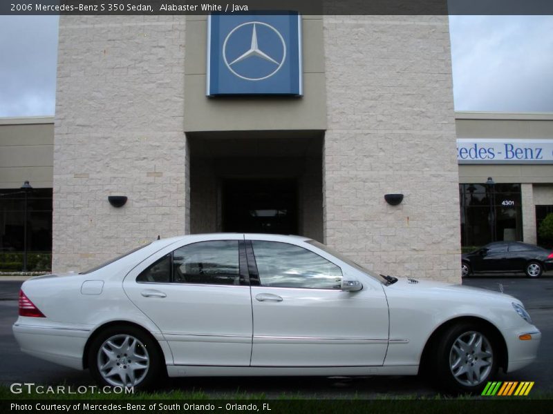 Alabaster White / Java 2006 Mercedes-Benz S 350 Sedan