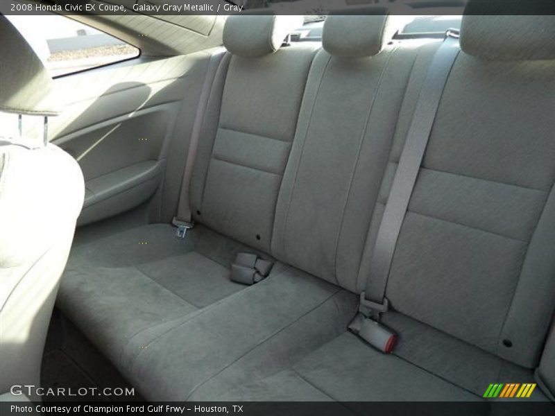 Galaxy Gray Metallic / Gray 2008 Honda Civic EX Coupe