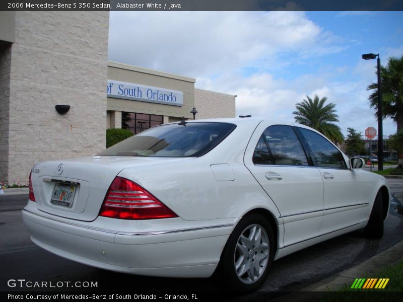 Alabaster White / Java 2006 Mercedes-Benz S 350 Sedan