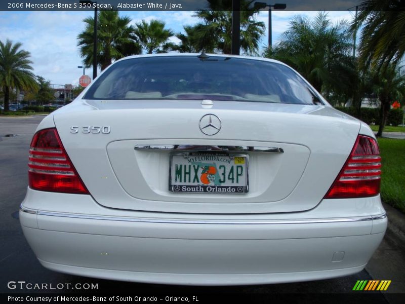 Alabaster White / Java 2006 Mercedes-Benz S 350 Sedan