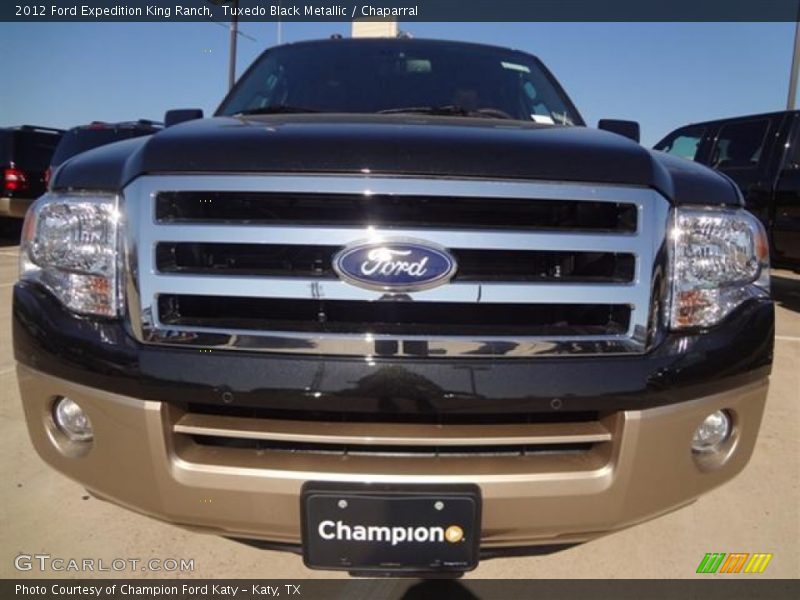 Tuxedo Black Metallic / Chaparral 2012 Ford Expedition King Ranch