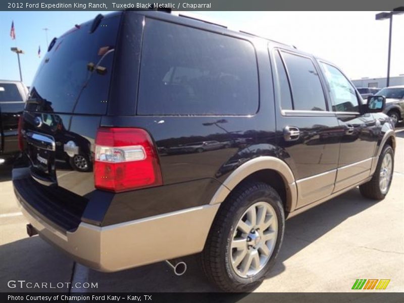 Tuxedo Black Metallic / Chaparral 2012 Ford Expedition King Ranch