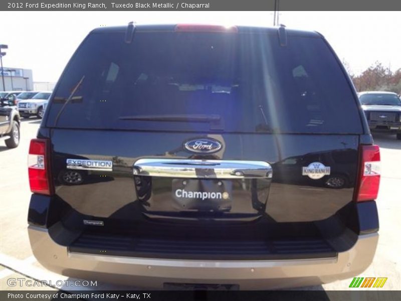 Tuxedo Black Metallic / Chaparral 2012 Ford Expedition King Ranch
