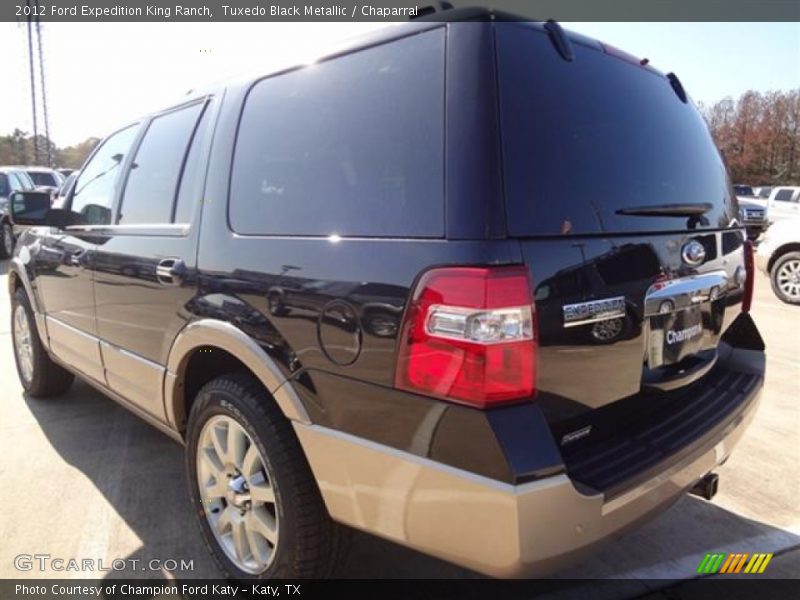 Tuxedo Black Metallic / Chaparral 2012 Ford Expedition King Ranch