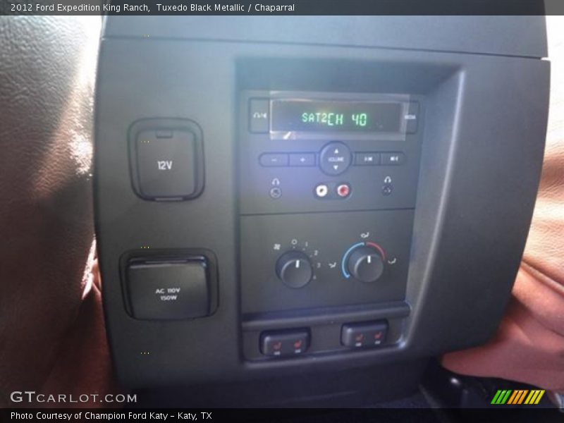 Tuxedo Black Metallic / Chaparral 2012 Ford Expedition King Ranch