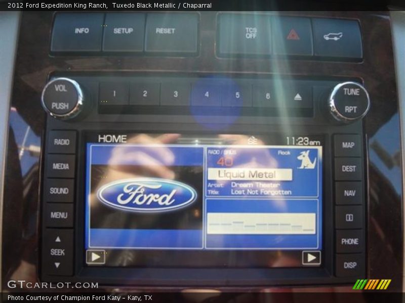 Tuxedo Black Metallic / Chaparral 2012 Ford Expedition King Ranch