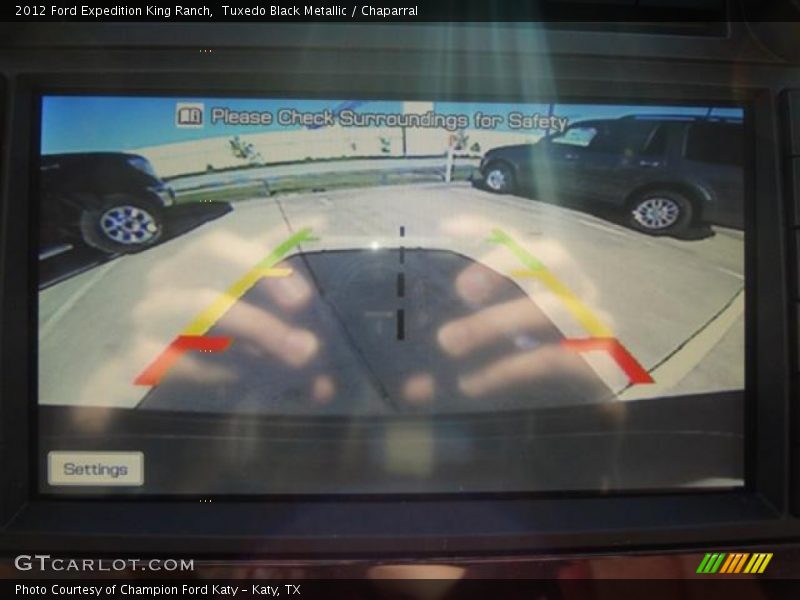 Tuxedo Black Metallic / Chaparral 2012 Ford Expedition King Ranch