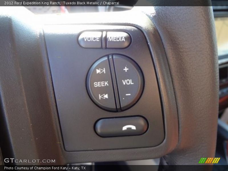 Tuxedo Black Metallic / Chaparral 2012 Ford Expedition King Ranch