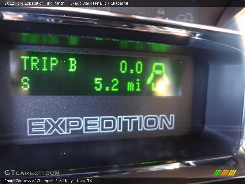 Tuxedo Black Metallic / Chaparral 2012 Ford Expedition King Ranch