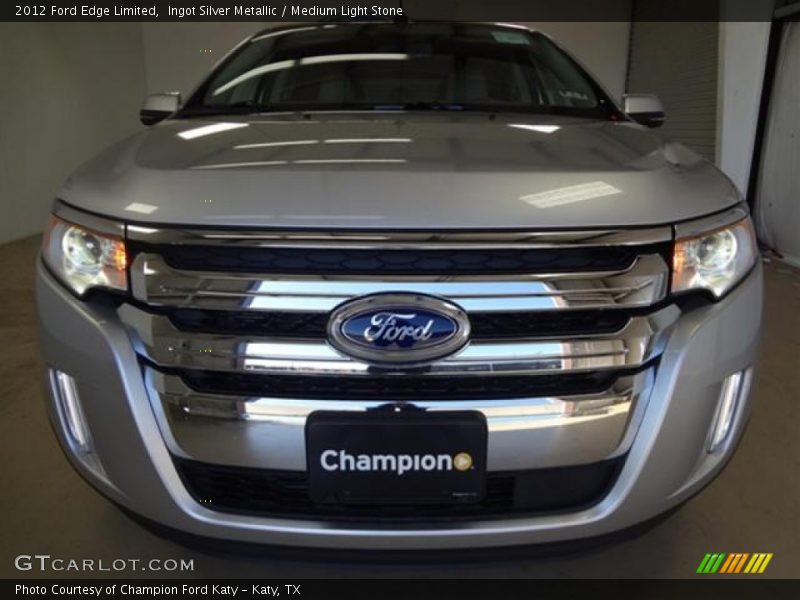 Ingot Silver Metallic / Medium Light Stone 2012 Ford Edge Limited