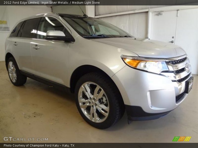 Ingot Silver Metallic / Medium Light Stone 2012 Ford Edge Limited