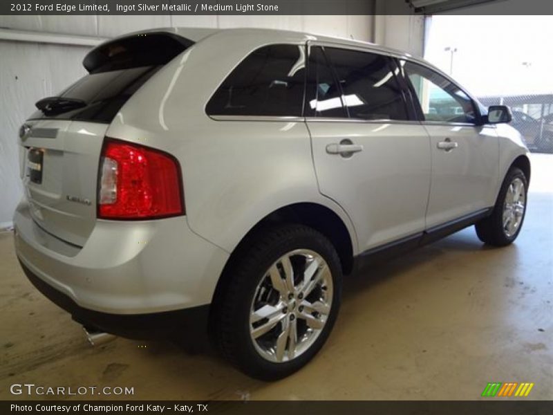 Ingot Silver Metallic / Medium Light Stone 2012 Ford Edge Limited