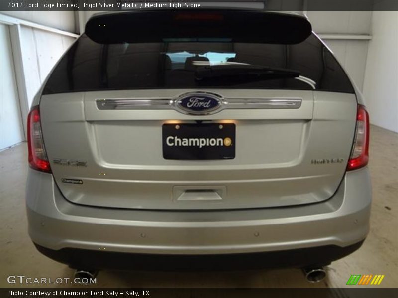 Ingot Silver Metallic / Medium Light Stone 2012 Ford Edge Limited