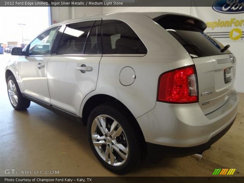 Ingot Silver Metallic / Medium Light Stone 2012 Ford Edge Limited