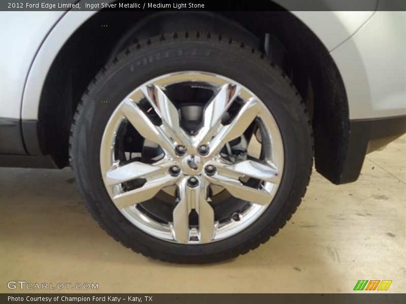 Ingot Silver Metallic / Medium Light Stone 2012 Ford Edge Limited