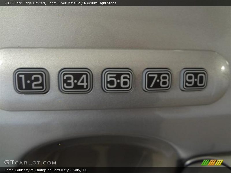 Ingot Silver Metallic / Medium Light Stone 2012 Ford Edge Limited