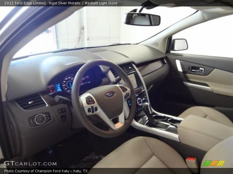 Ingot Silver Metallic / Medium Light Stone 2012 Ford Edge Limited