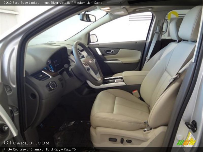 Ingot Silver Metallic / Medium Light Stone 2012 Ford Edge Limited
