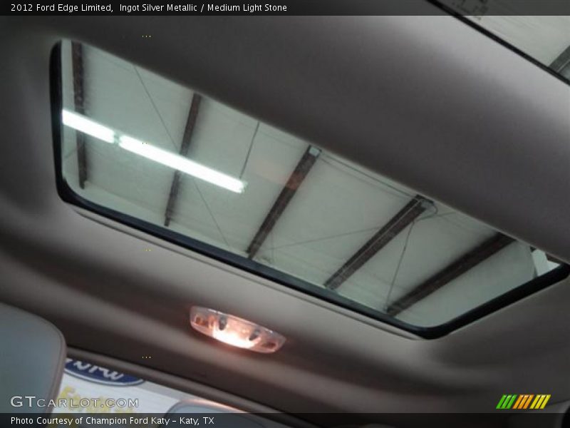 Ingot Silver Metallic / Medium Light Stone 2012 Ford Edge Limited