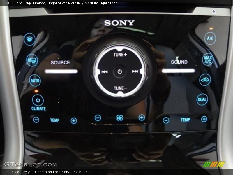 Ingot Silver Metallic / Medium Light Stone 2012 Ford Edge Limited
