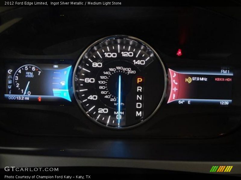 Ingot Silver Metallic / Medium Light Stone 2012 Ford Edge Limited