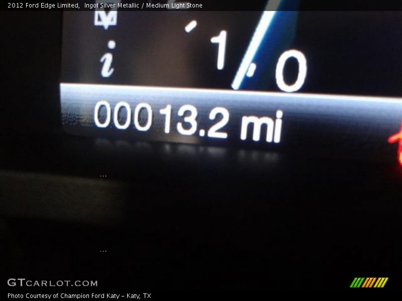 Ingot Silver Metallic / Medium Light Stone 2012 Ford Edge Limited