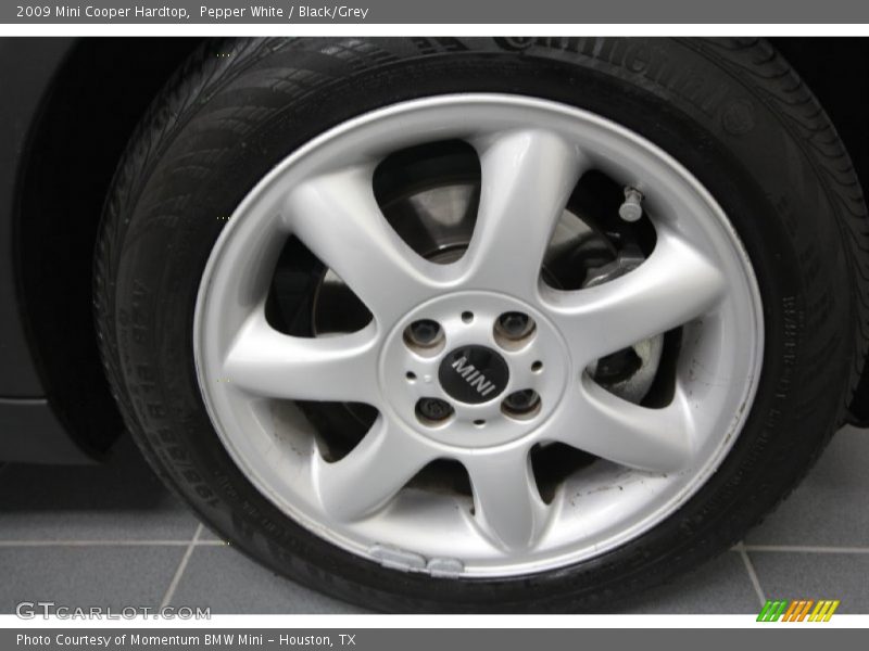 Pepper White / Black/Grey 2009 Mini Cooper Hardtop