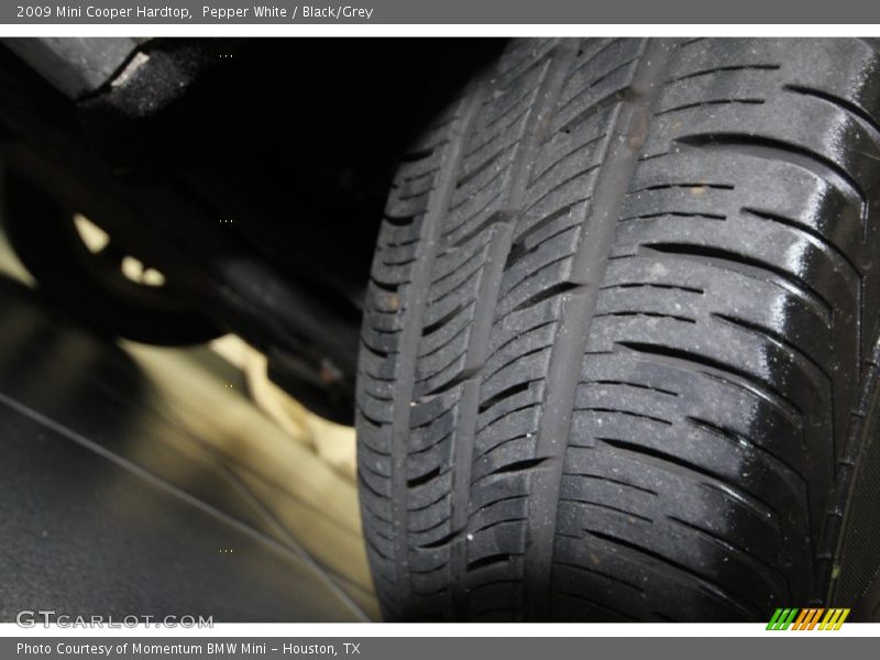 Pepper White / Black/Grey 2009 Mini Cooper Hardtop