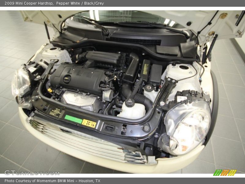 Pepper White / Black/Grey 2009 Mini Cooper Hardtop