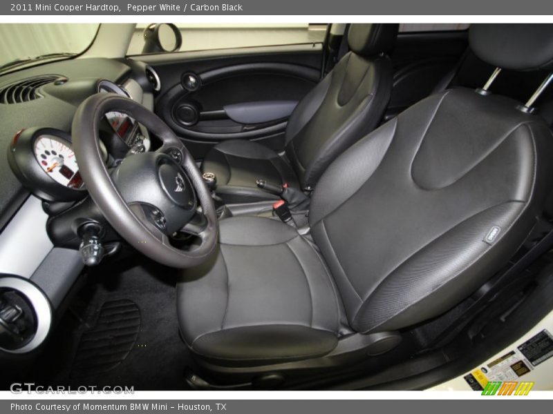 Pepper White / Carbon Black 2011 Mini Cooper Hardtop