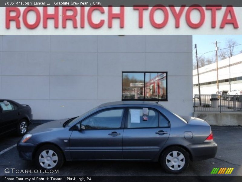 Graphite Grey Pearl / Gray 2005 Mitsubishi Lancer ES