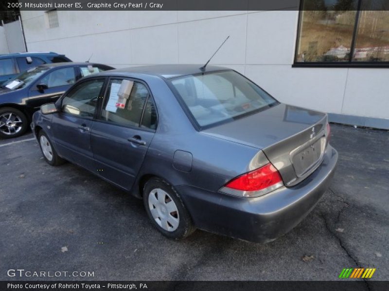 Graphite Grey Pearl / Gray 2005 Mitsubishi Lancer ES