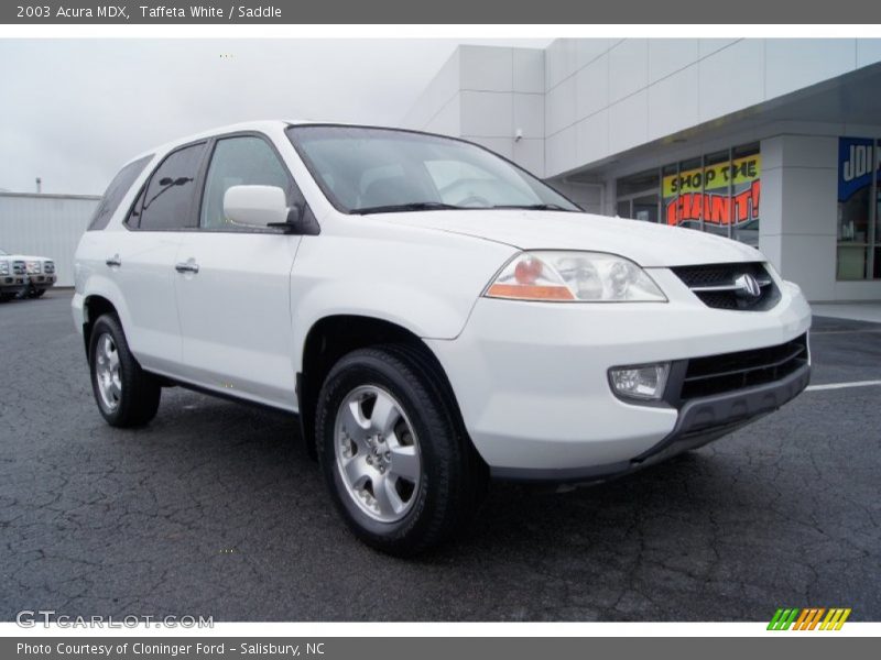 Taffeta White / Saddle 2003 Acura MDX